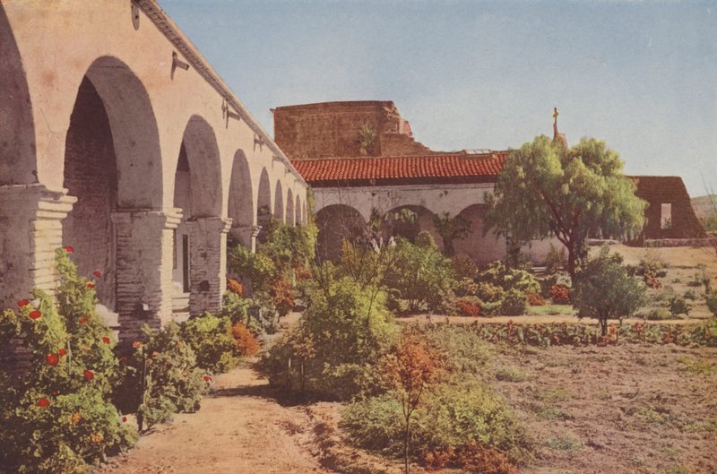 Misión de San Juan Capistrano, California (foto en color) de American Photographer