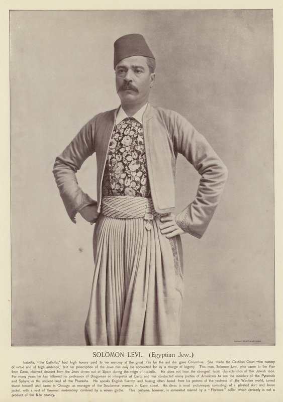 Solomon Levi, judío egipcio de American Photographer