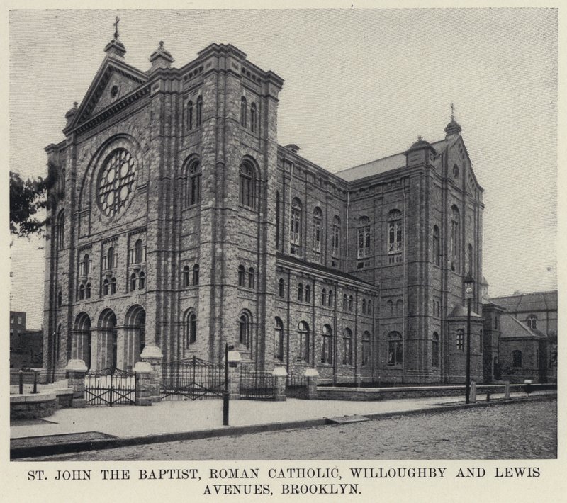 San Juan Bautista, católica romana, Willoughby y Lewis Avenues, Brooklyn de American Photographer