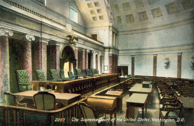 Tribunal Supremo de los Estados Unidos, Washington, DC, EE.UU. (foto en color) de American Photographer