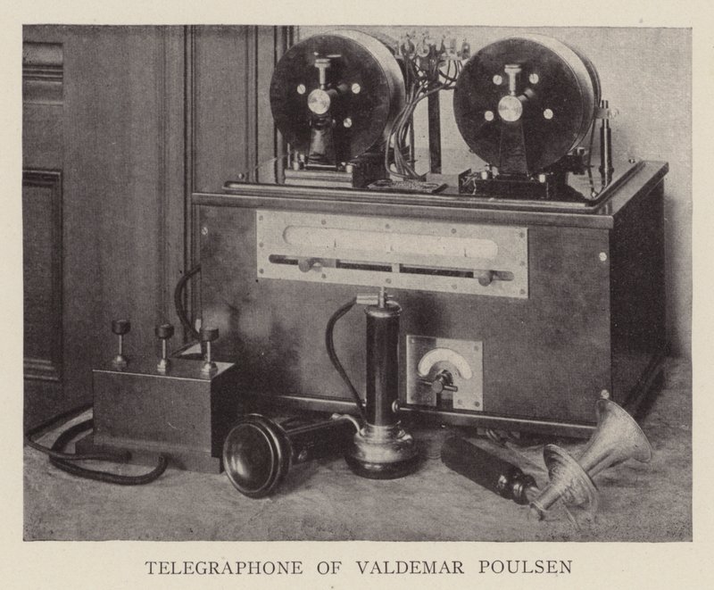 Telégrafo de Valdemar Poulsen (foto b/n) de American Photographer
