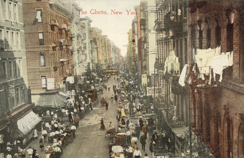 El gueto, Nueva York (foto en color) de American Photographer