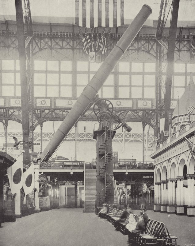 El gran telescopio Yerkes de American Photographer