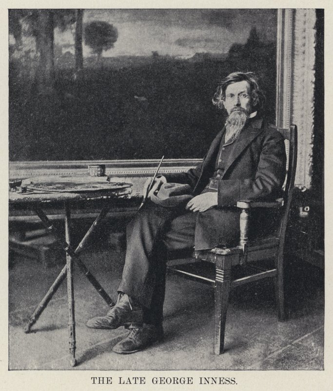 El difunto George Inness de American Photographer