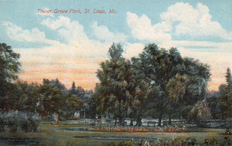 Tower Grove Park, St Louis, Mo (foto en color) de American Photographer