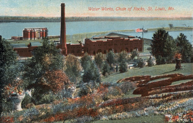 Water Works, Chain of Rocks, St Louis, Mo (foto en color) de American Photographer