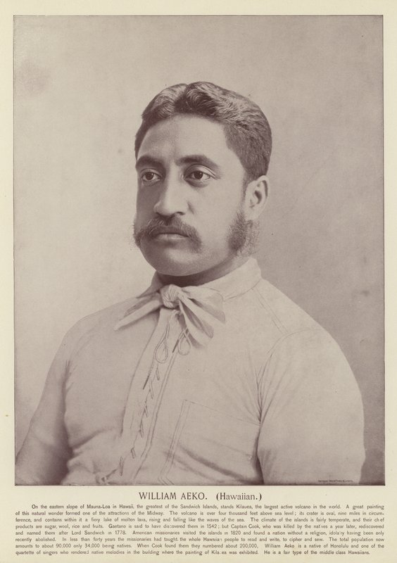 William Aeko, hawaiano de American Photographer