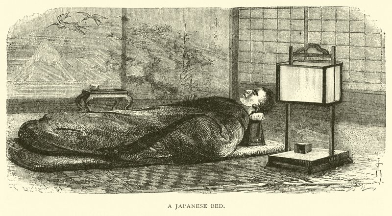 Una cama japonesa de American School