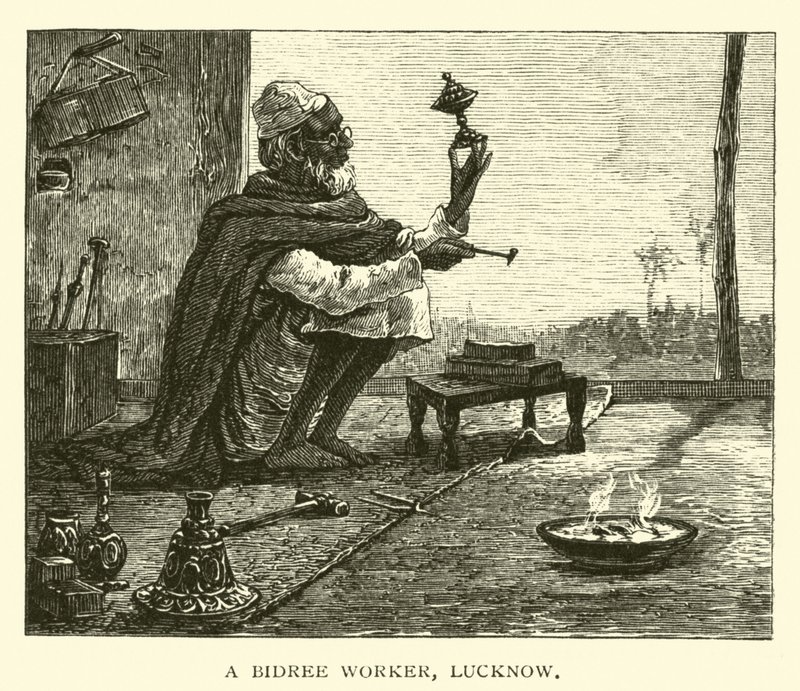 Trabajador de bidree, Lucknow de American School