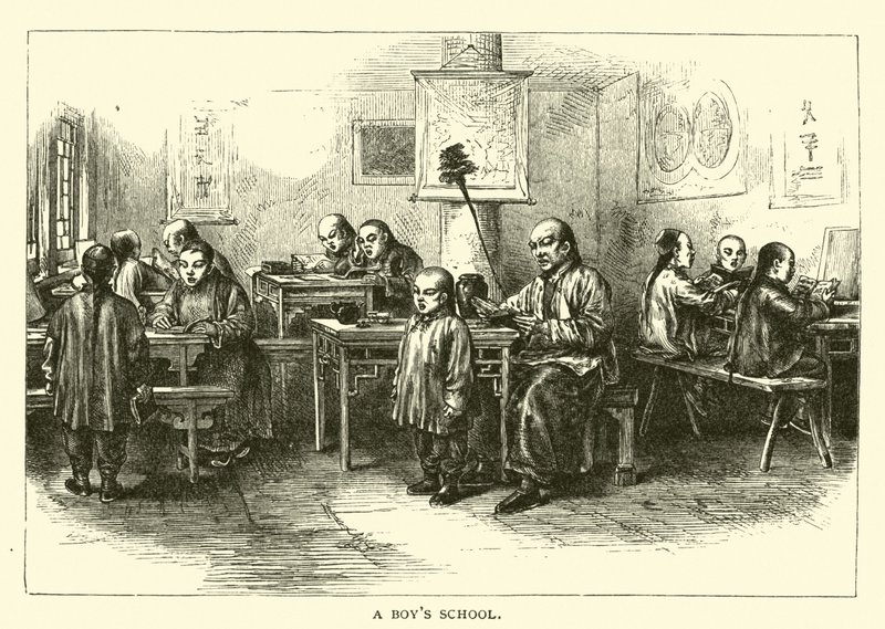 Una escuela de niños de American School