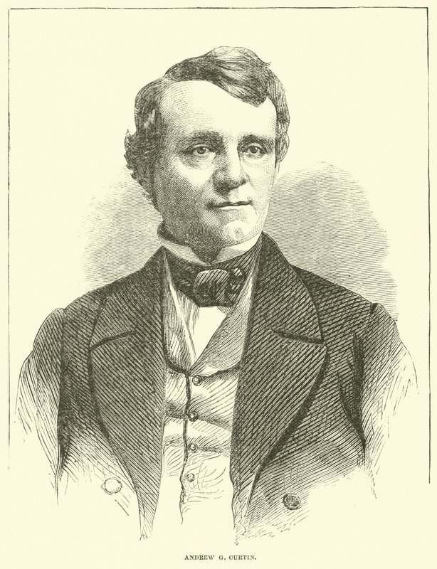 Andrew G Curtin, diciembre 1863 de American School