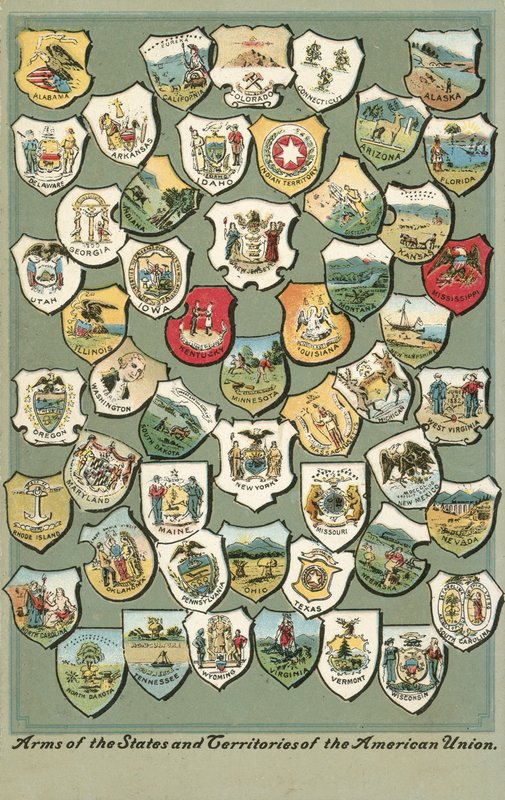 Escudos de los estados de EE.UU. de American School