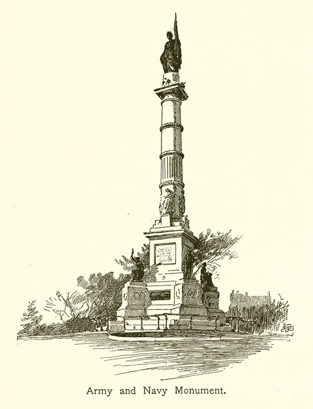 Monumento del Ejército y la Marina, Boston Common de American School
