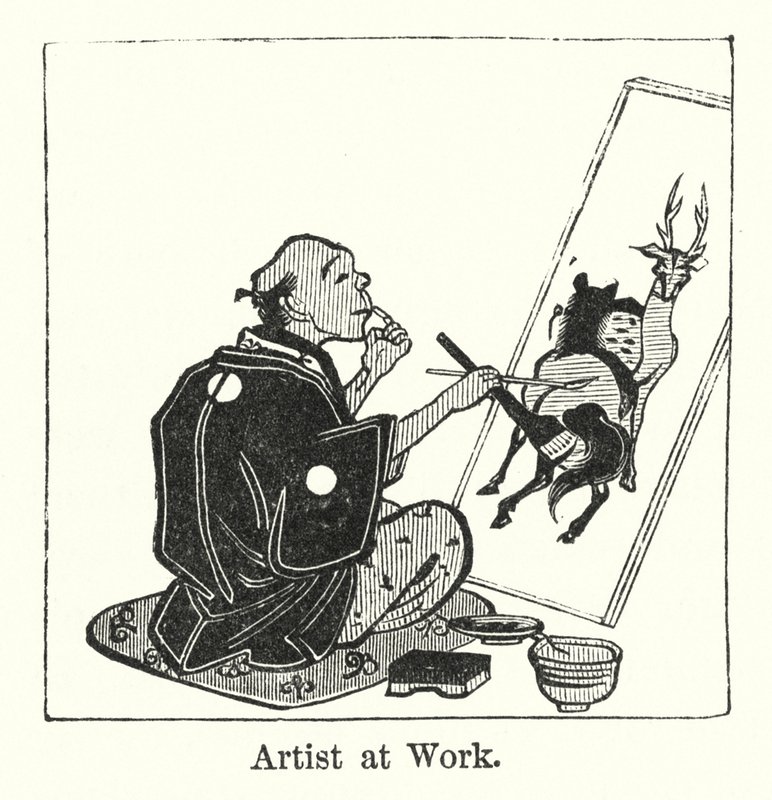 Artista trabajando de American School