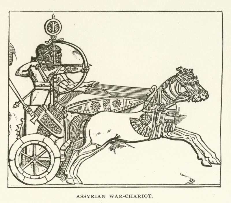 Carro de guerra asirio de American School
