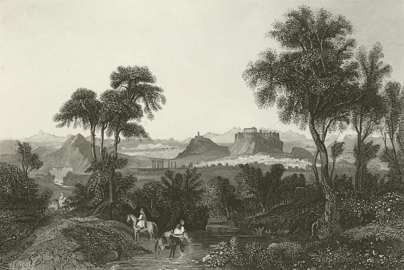 Atenas desde el Ilissus de American School