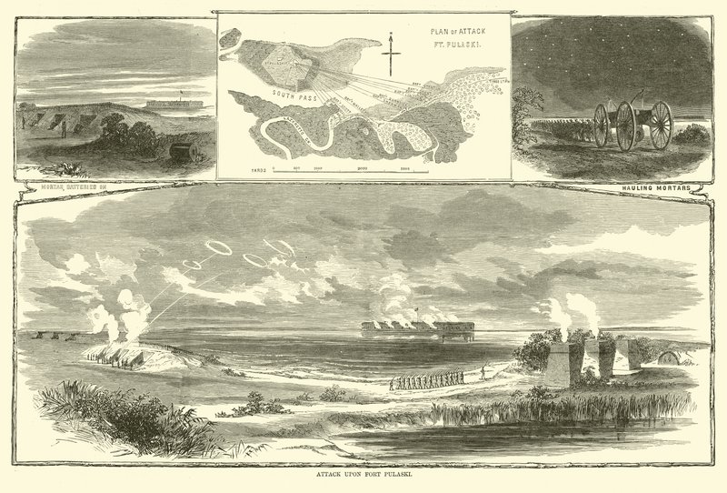 Ataque a Fort Pulaski, abril 1863 de American School