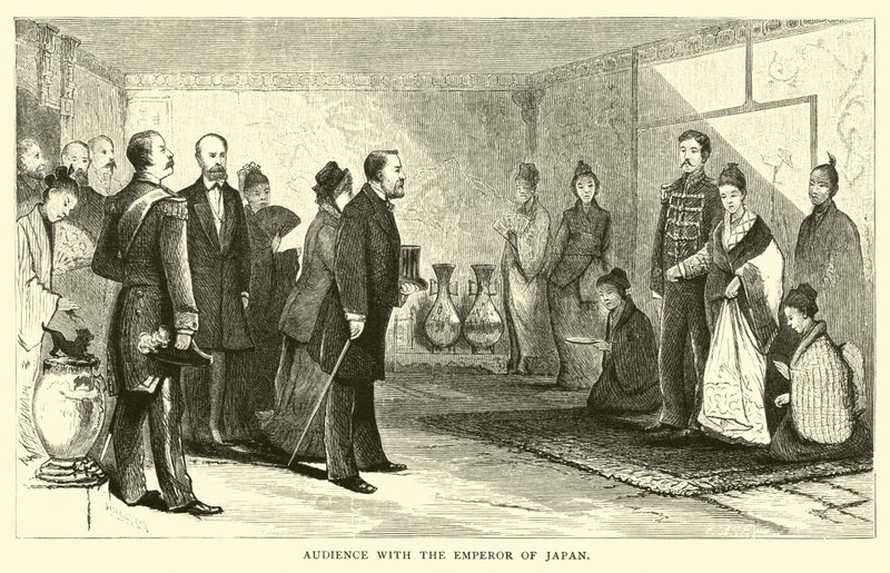 Audiencia con el Emperador de Japón de American School