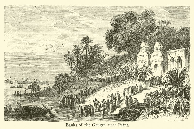 Orillas del Ganges, cerca de Patna de American School