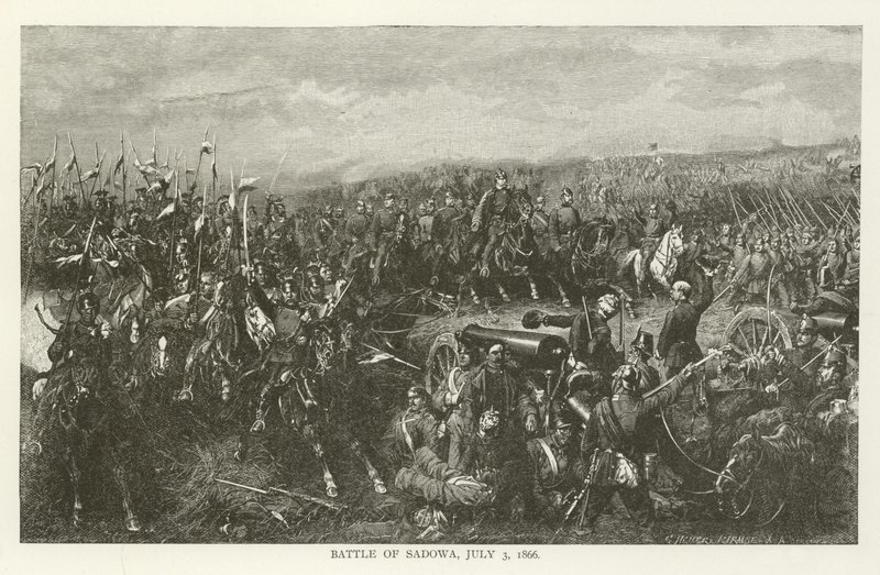 Batalla de Sadowa, 3 de julio de 1866 de American School