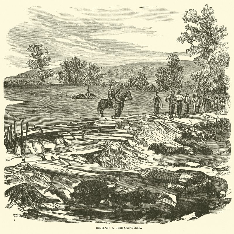 Detrás de una barricada, septiembre 1862 de American School