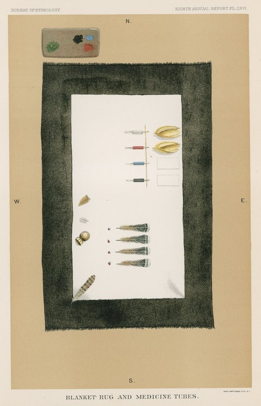 Manta y tubos de medicina de American School