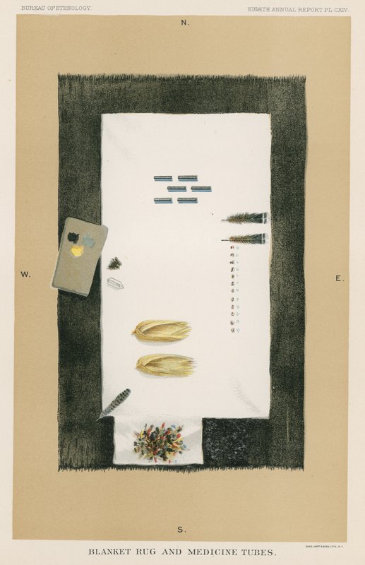 Manta y tubos de medicina de American School