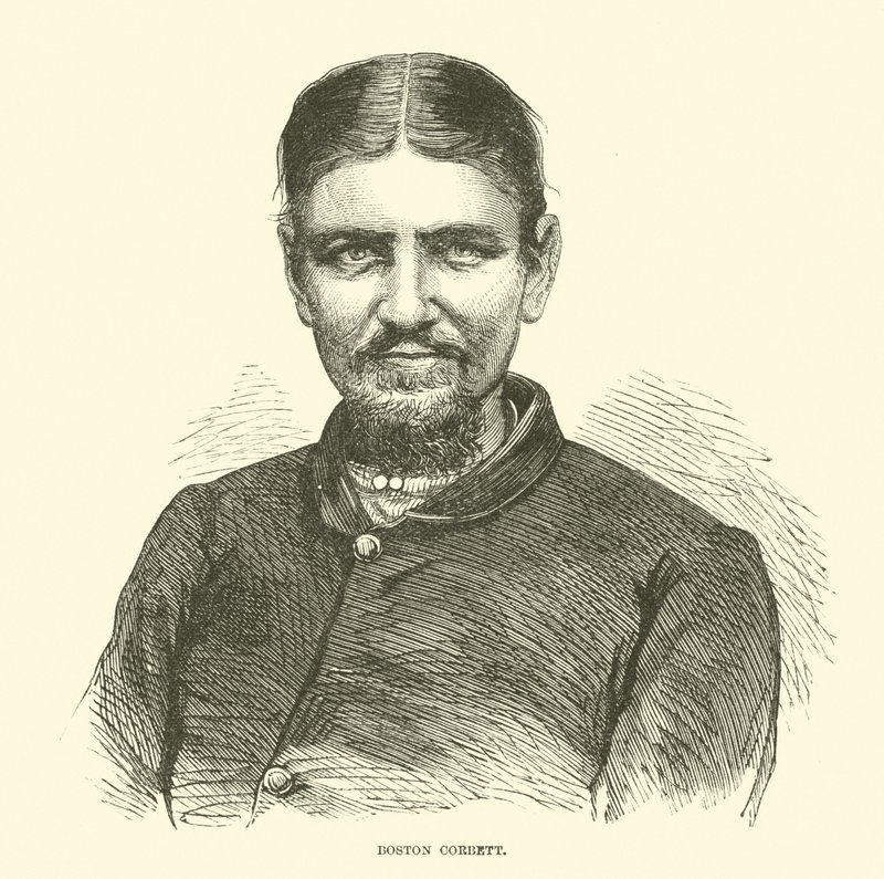 Boston Corbett, abril 1865 de American School