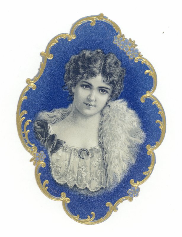 Busto de una joven con cabello corto de American School