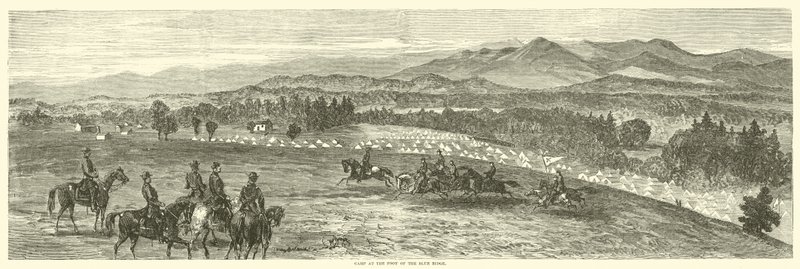 Campamento al pie de Blue Ridge, octubre de 1863 de American School