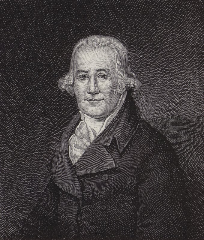 Caspar Wistar, médico y anatomista estadounidense (grabado) de American School