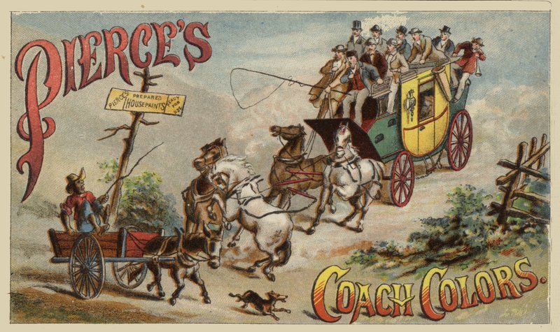 Carruaje y caballos de American School