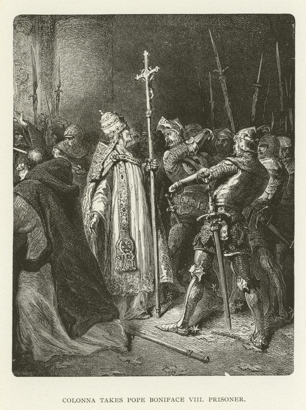 Colonna toma prisionero al Papa Bonifacio VIII de American School
