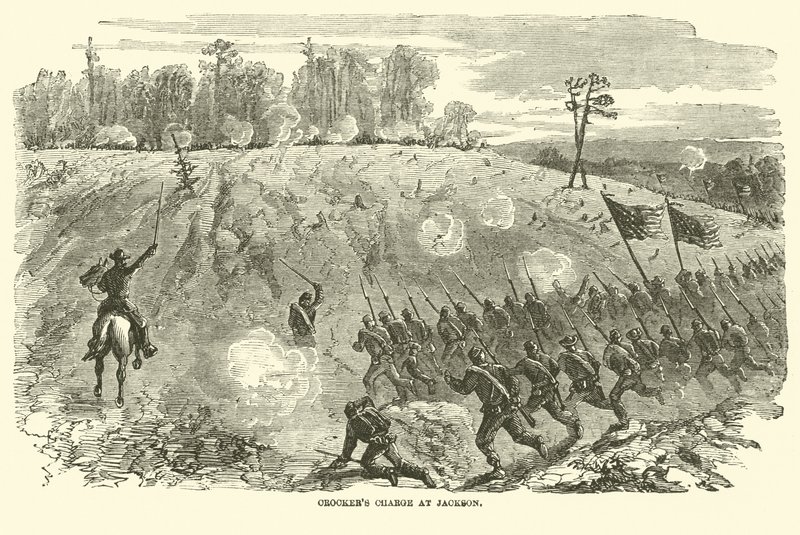 Carga de Crocker en Jackson, mayo 1863 de American School