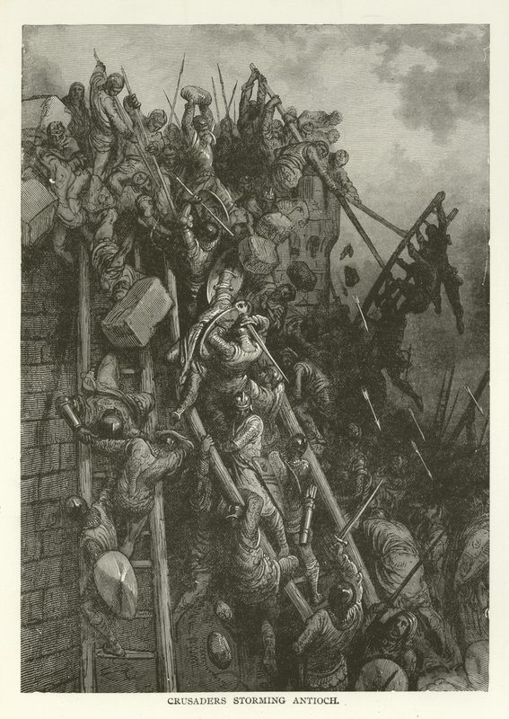 Cruzados asaltando Antioquía de American School