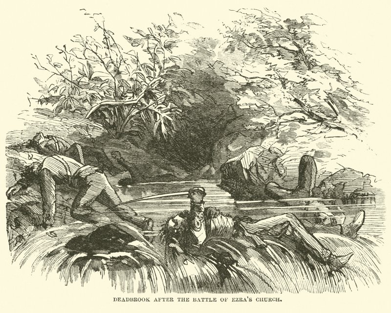 Deadbrook después de la batalla de la iglesia de Ezra, agosto de 1864 de American School