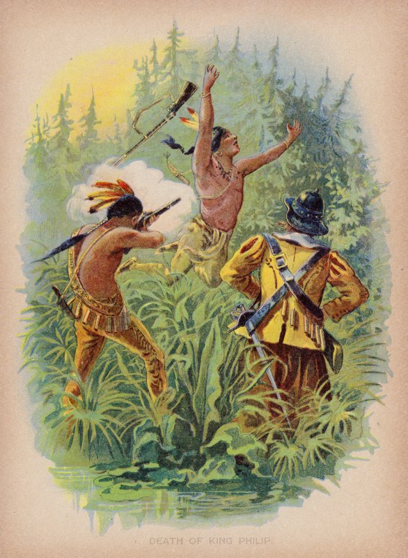 Muerte del rey Felipe (grabado) de American School