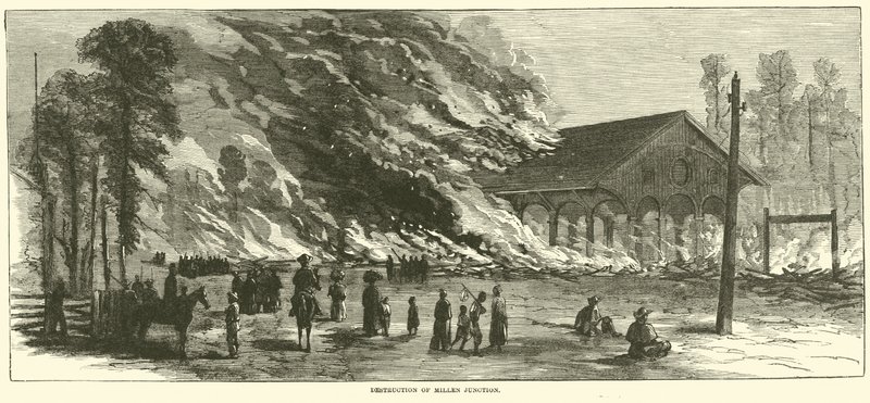 Destrucción del cruce de Millen, noviembre 1864 de American School