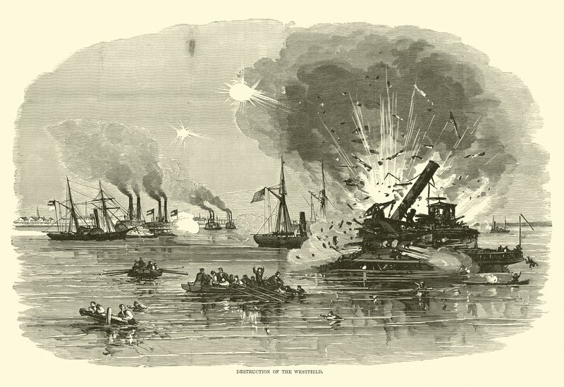 Destrucción del Westfield, enero 1863 de American School