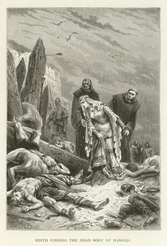 Edith encontrando el cuerpo muerto de Harold de American School