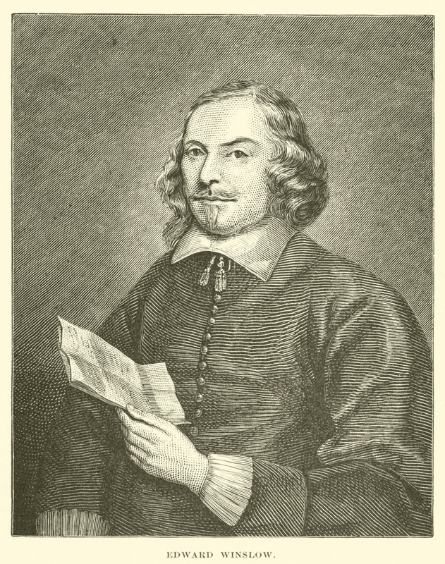 Edward Winslow (grabado) de American School