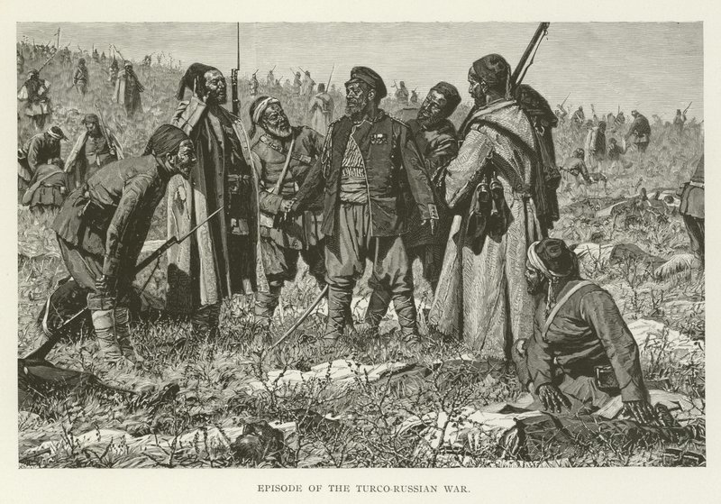 Episodio de la guerra turco-rusa de American School