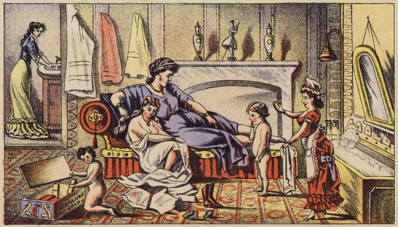 Hora del baño en familia de American School