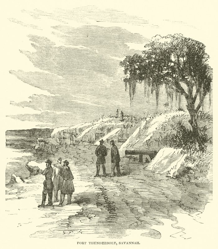 Fuerte Thunderbolt, Savannah, diciembre 1864 de American School