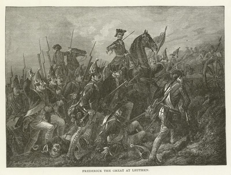 Federico el Grande en Leuthen de American School