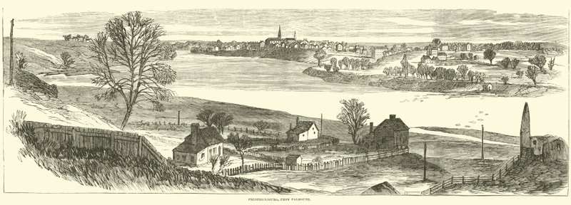 Fredericksburg, desde Falmouth, noviembre 1862 de American School