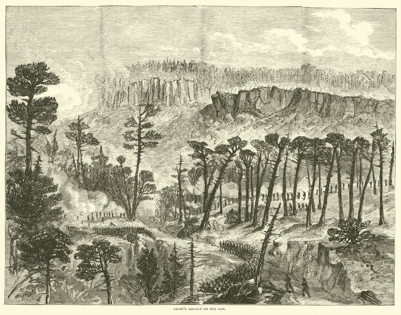 Asalto de Geary en Dug Gap, mayo de 1864 de American School
