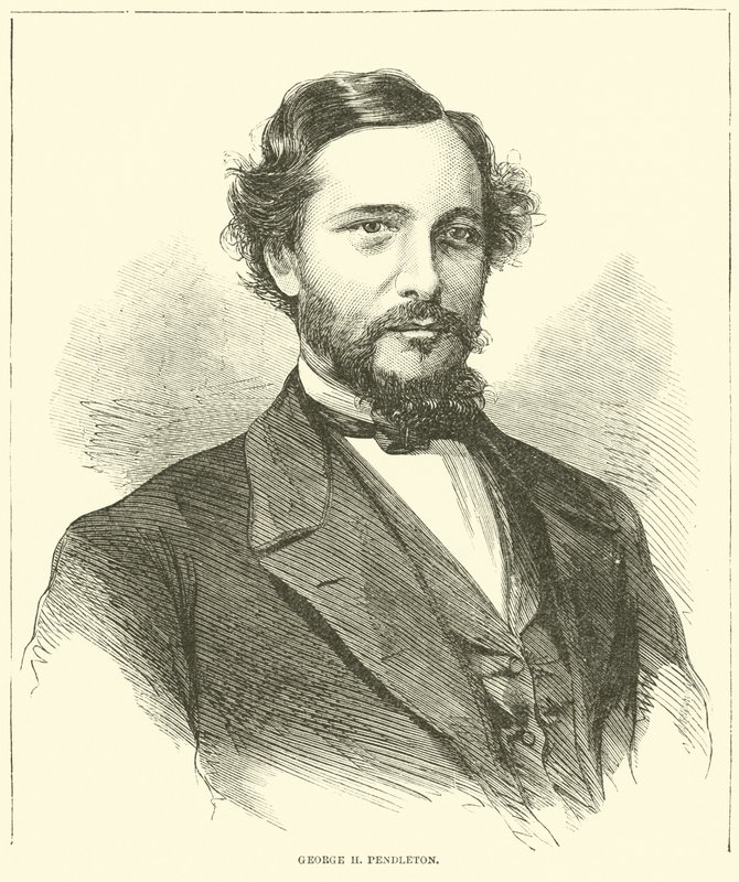 George H Pendleton, noviembre 1864 de American School