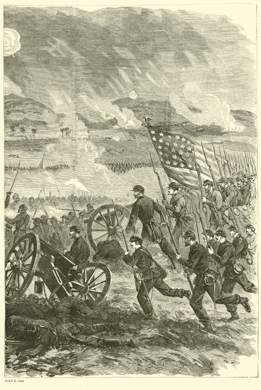 Gettysburg, 3 de julio de 1863, julio de 1863 de American School