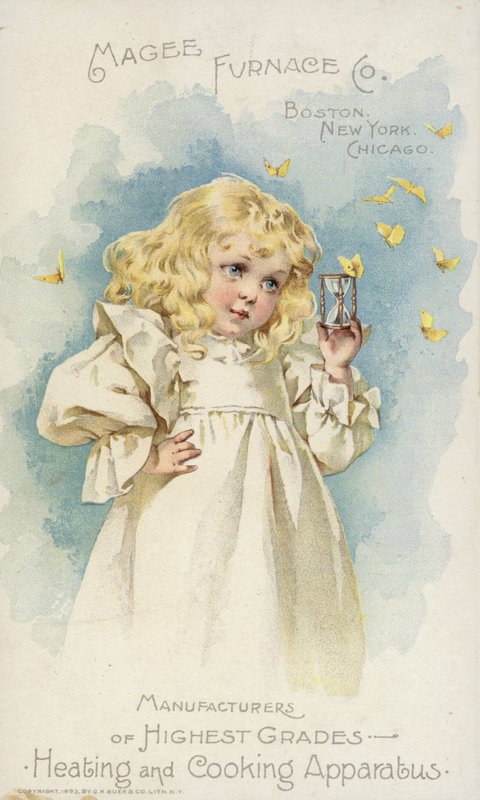 Niña con Reloj de Arena de American School